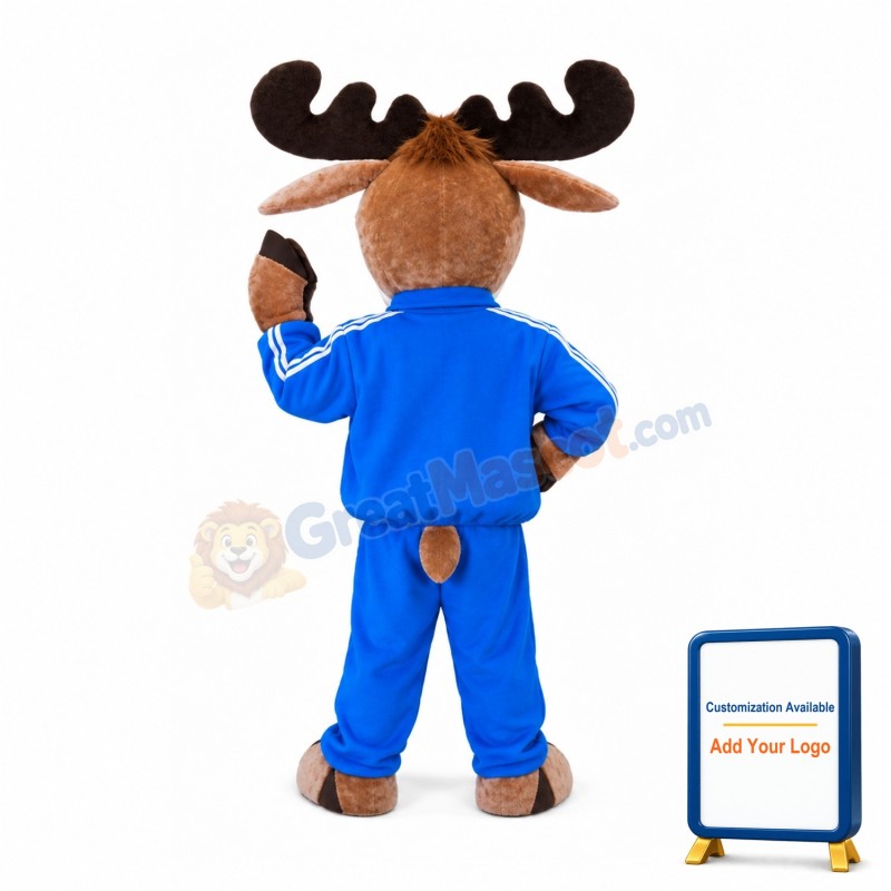 Sport Elk Mascot Costume