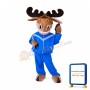 Sport Elk Mascot Costume