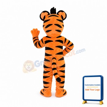 Happy Lightweight Animal Tiger Mascot Costume
