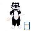 White & Black Animal Cat Mascot Costume
