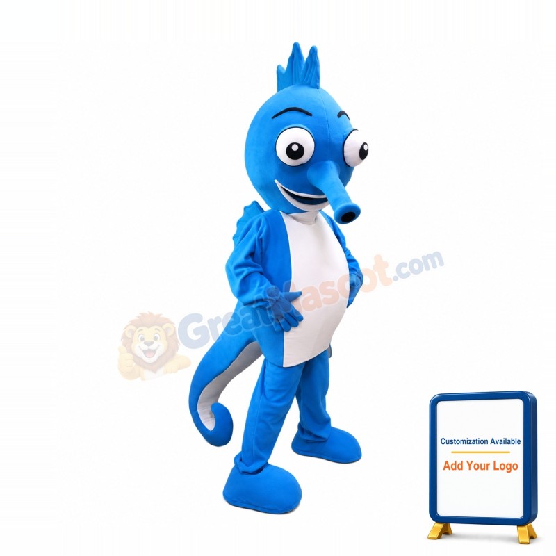 Happy Sea Horse Mascot Costume