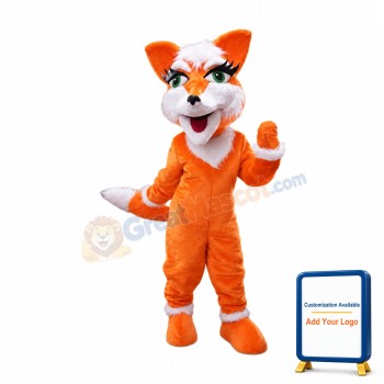 Happy Lightweight Fox Mascot Costume