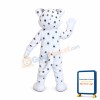 Happy Lightweight Snow Leopard Mascot Costume