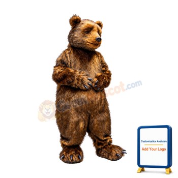 Brown Bear Mascot Costume