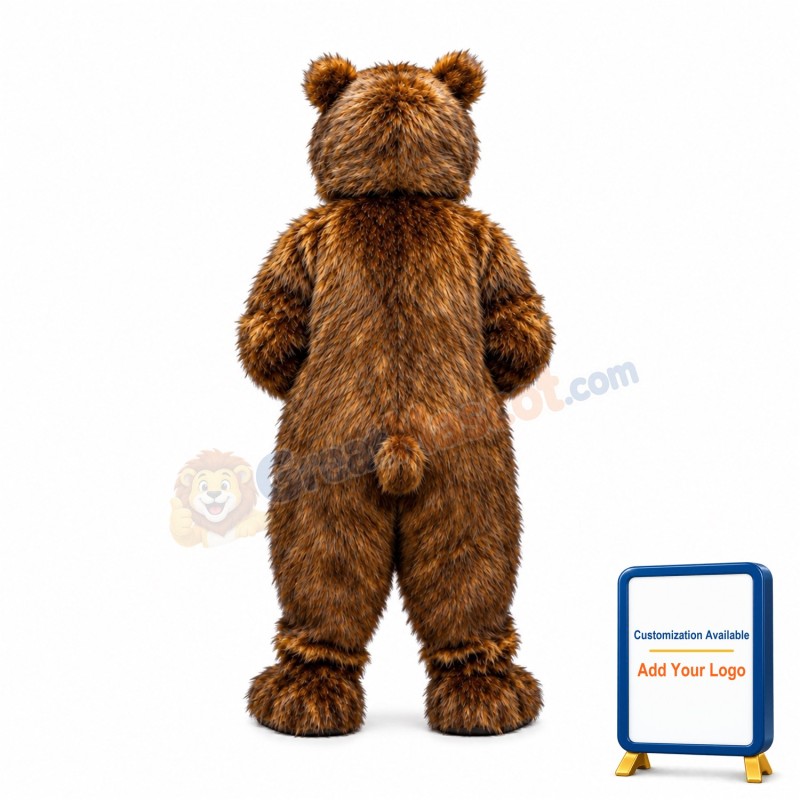 Brown Bear Mascot Costume