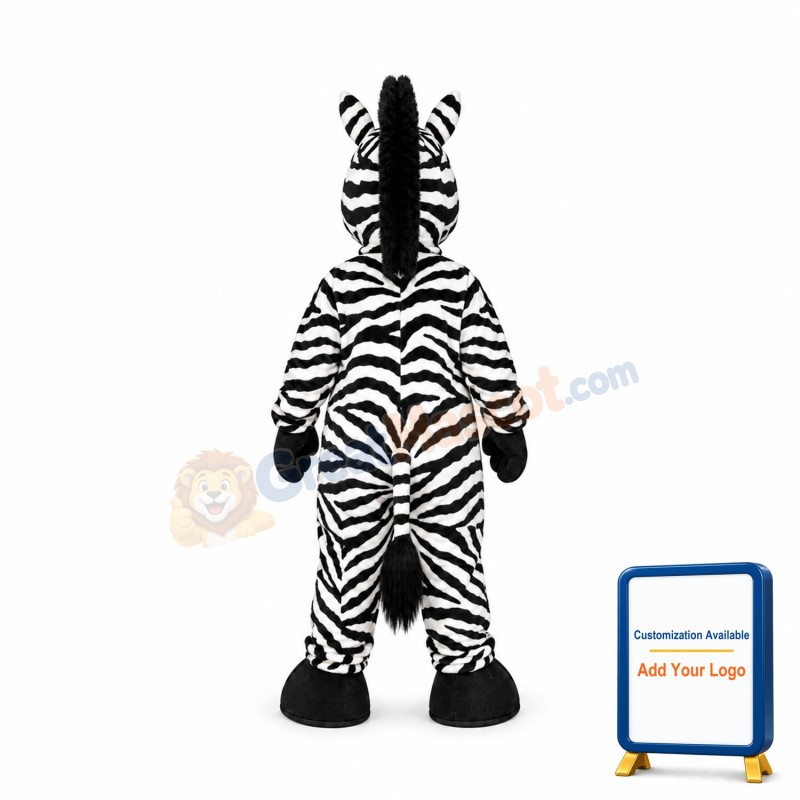 Zebra Mascot Costume
