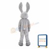 Smiling Bunny Mascot Costume