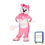 Cute Pink Rabbit Mascot Costume