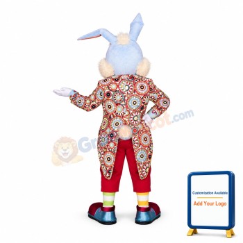 Gent Rabbit Mascot Costume