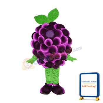 Grape Mascot Costume