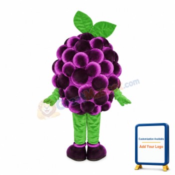 Grape Mascot Costume