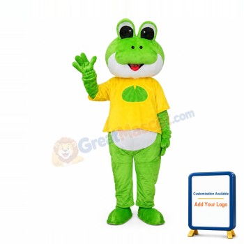 New Cartoon Frog Mascot Costume