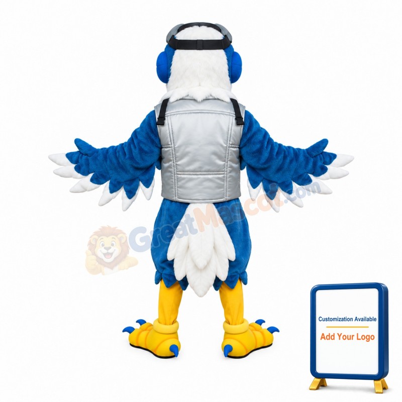 Pilot Eagle Mascot Costume