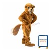 Friendly Lightweight Beaver Mascot Costume