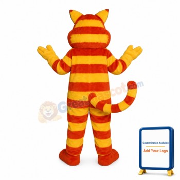 Friendly Cheshire Cat Mascot Costume