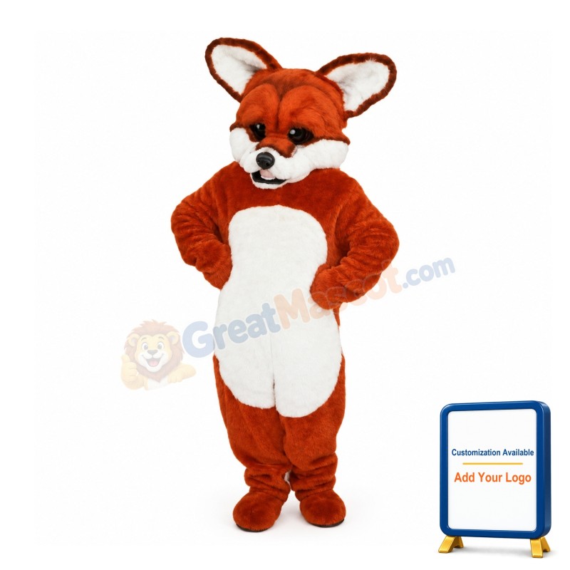 Fierce Fox Mascot Costume