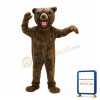 Fierce Animal Grizzly Bear Mascot Costume