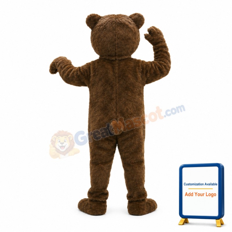Fierce Animal Grizzly Bear Mascot Costume