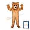 Friendly Furry Bear Mascot Costume