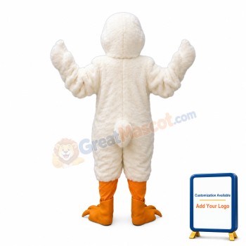 White Goose Mascot Costume
