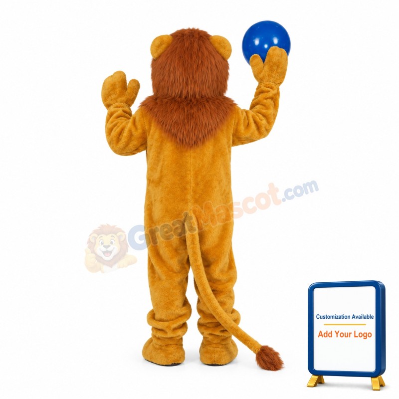 Proud Lion Mascot Costume