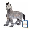 2 Person Grey Horse Mascot Costume