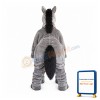 2 Person Grey Horse Mascot Costume
