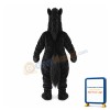 Power Black Horse Mascot Costume