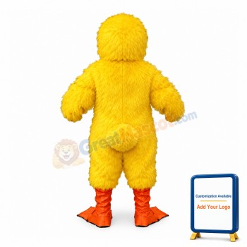Yellow Lightweight Duck Mascot Costume