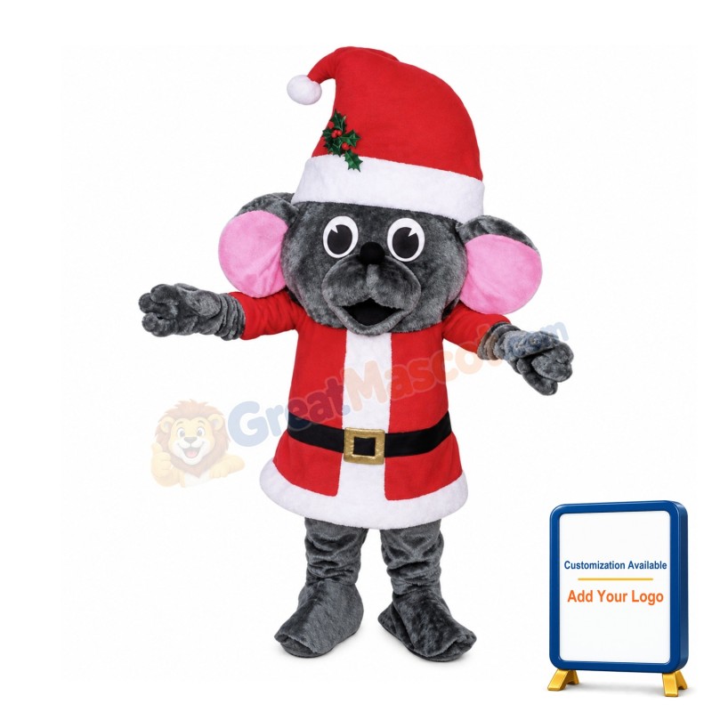 Christmas Mouse Mascot Costume
