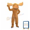 Friendly Moose Mascot Costume