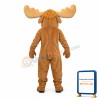 Friendly Moose Mascot Costume