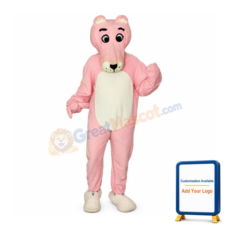 Pink Panther Mascot Costume