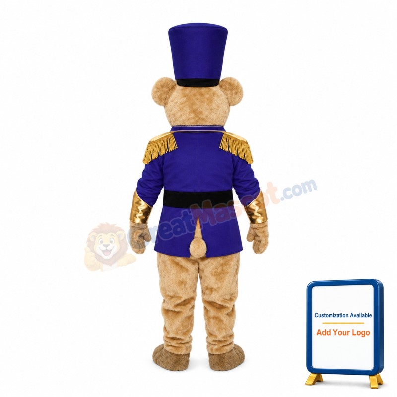 Soldier Bear Mascot Costume