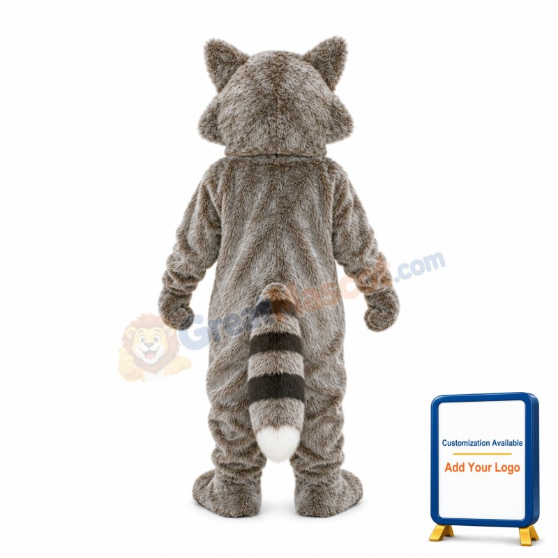 Friendly Raccoon Mascot Costume