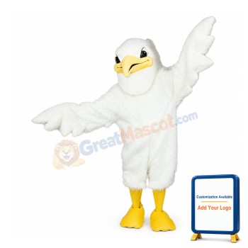 White Stork Mascot Costume