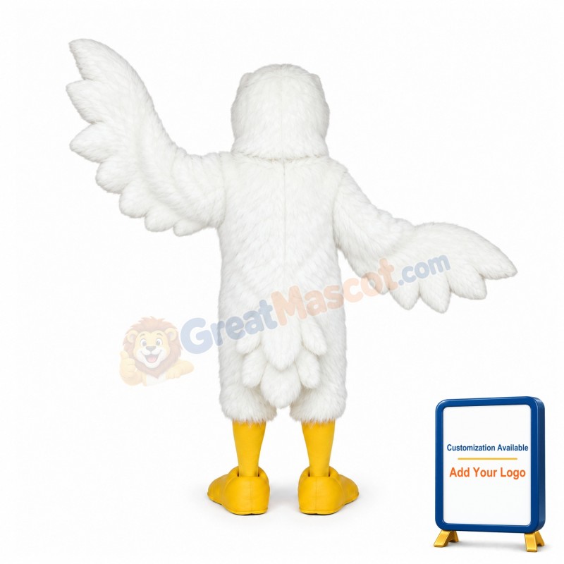 White Stork Mascot Costume