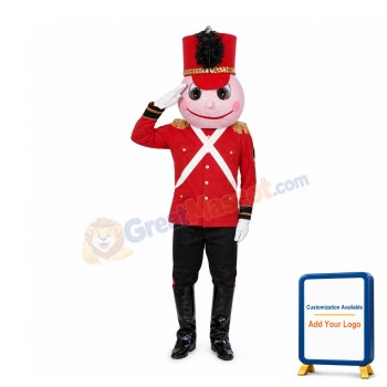 Toy Soldier Mascot Costume