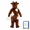 Friendly Cow Mascot Costume