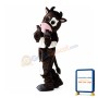 Shy Cow Mascot Costume