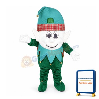 Christmas Elf Mascot Costume