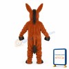 Friendly Donkey Mascot Costume