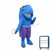 Blue Whale Mascot Costume