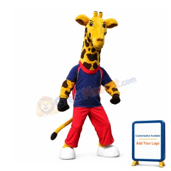 Sport Giraffe Mascot Costume