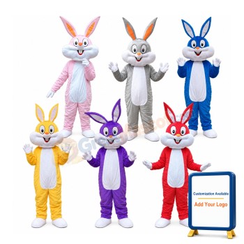 Funny Easter Rabbit Bunny Mascot Costume