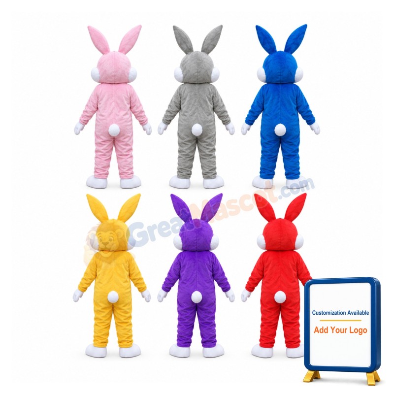 Funny Easter Rabbit Bunny Mascot Costume