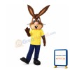 Friendly Lightweight Rabbit Mascot Costume