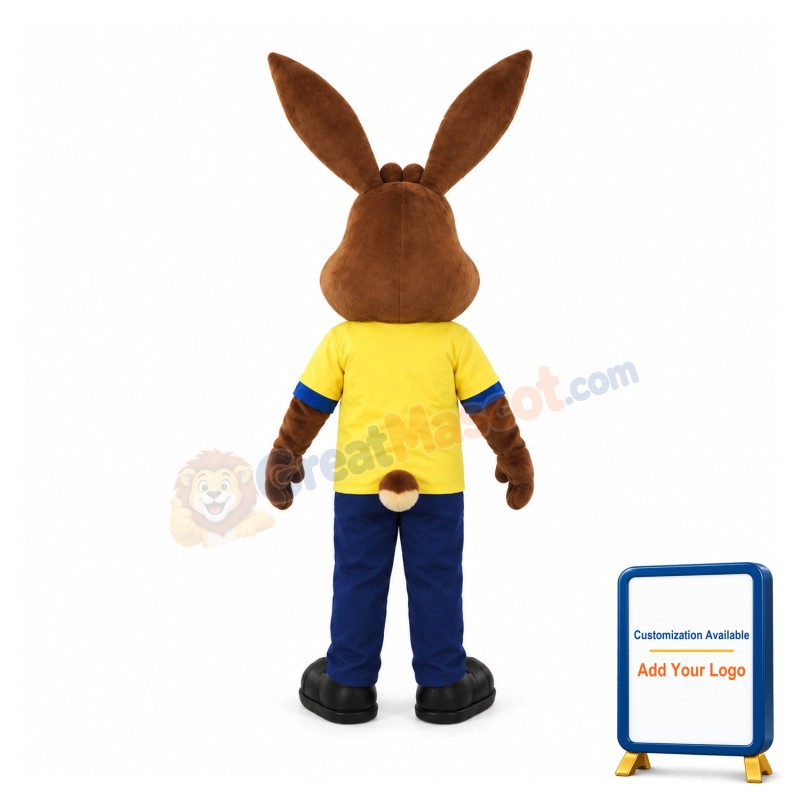 Friendly Lightweight Rabbit Mascot Costume