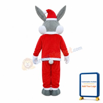 Christmas Rabbit Bunny Mascot Costume