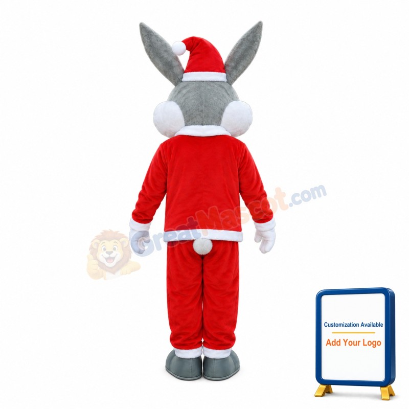 Christmas Rabbit Bunny Mascot Costume